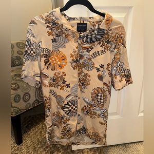 Men's Casual Floral Shirt
